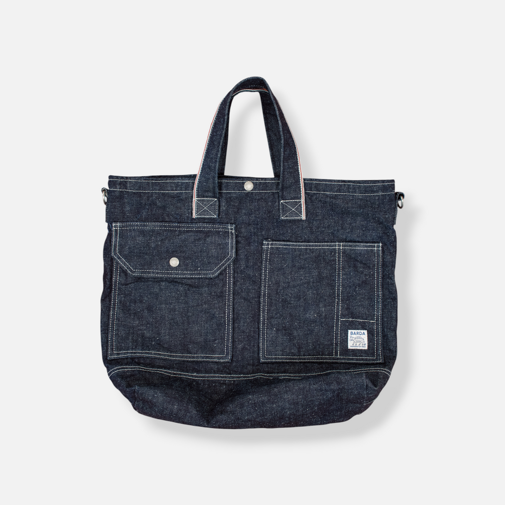 BA03 - Denim Bleu 13 oz - Boutons en étain