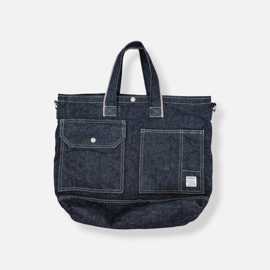 BA03 - Denim Bleu 13 oz - Boutons en étain