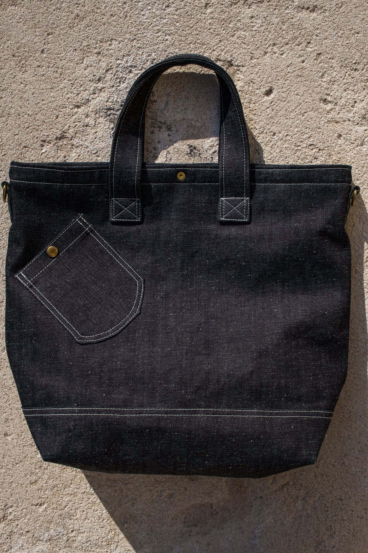 BA03 - Denim Bleu 13 oz - Boutons Laiton